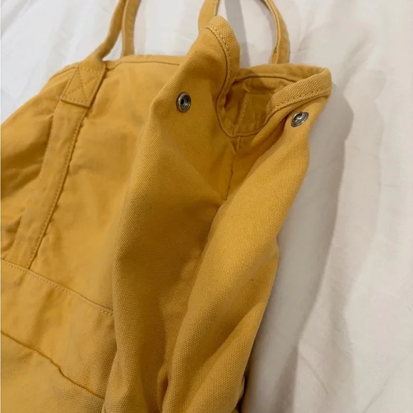 Land’s End 100% Cotton Yellow Tote Bag - Picture 5 of 6
